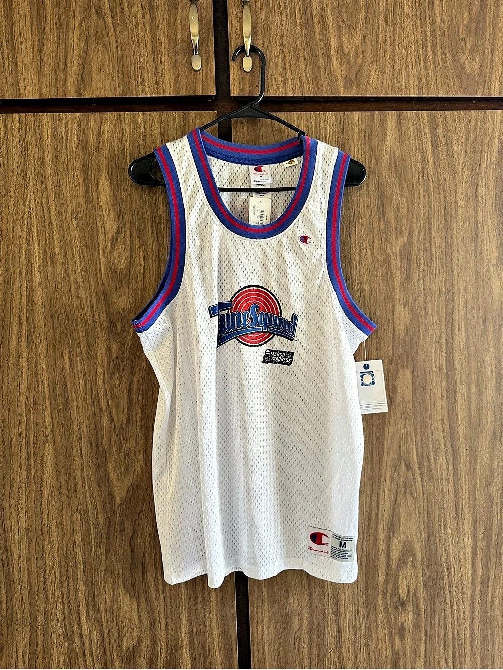 Champion Limited Edition Lola 10 Basketball Jersey White & Blue Size Medium NWT